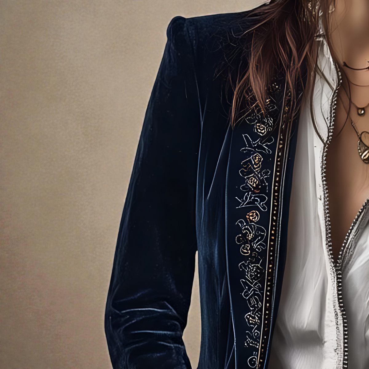 Lunaria™ | Women's Jacket of Refined Elegance