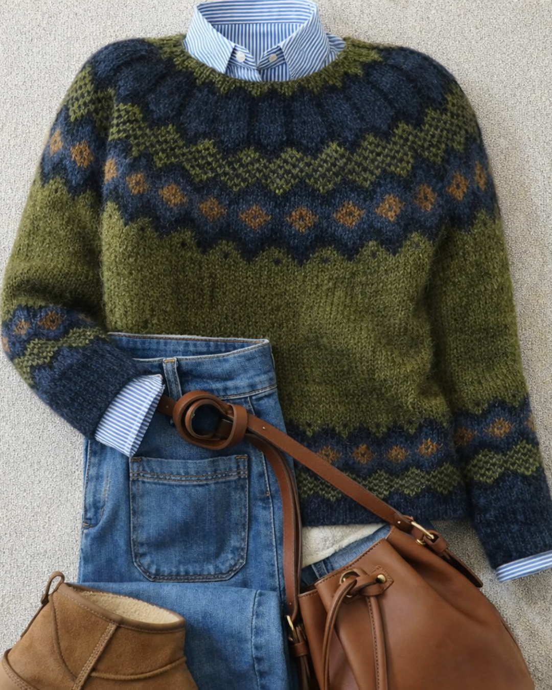 Jessica™ | Heritage Nordic Knit Jumper