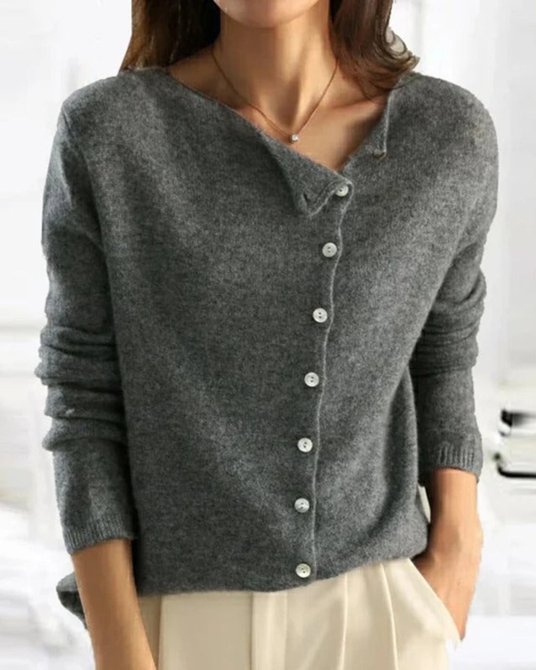 ANAIS™ | Luxury Buttoned Sweater