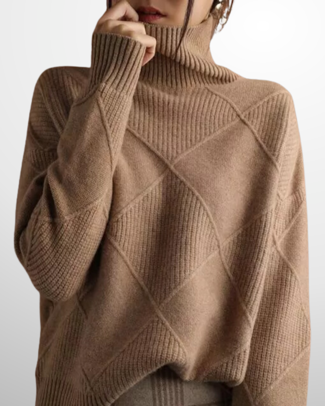 LINLEY™ | Luxury Ribbed Turtleneck Pullover