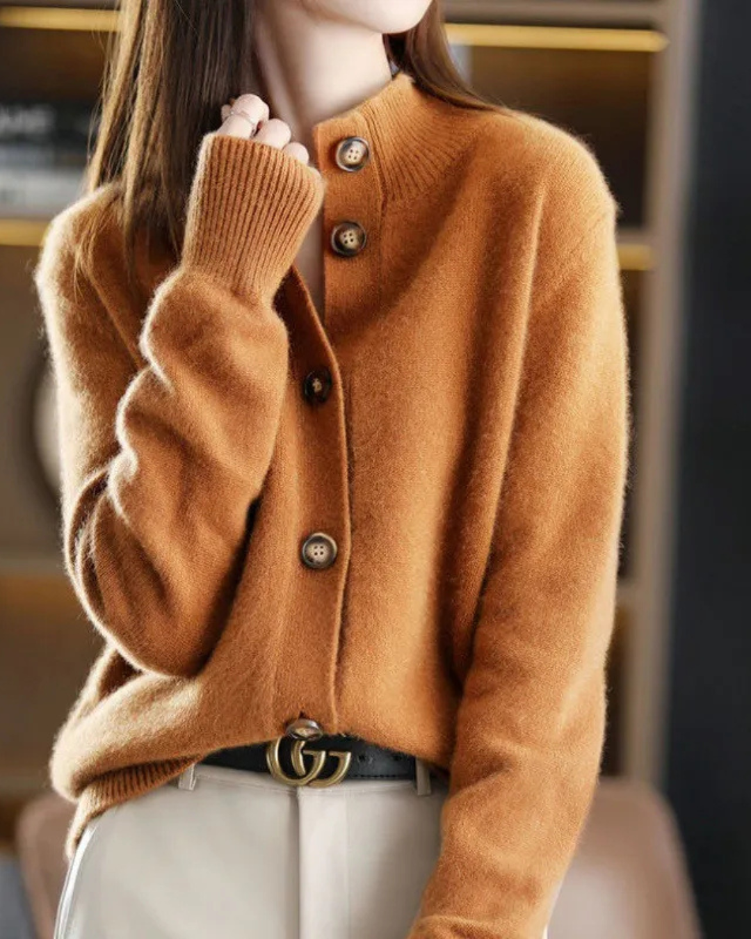 ELARA™ | Luxury Buttoned Sweater