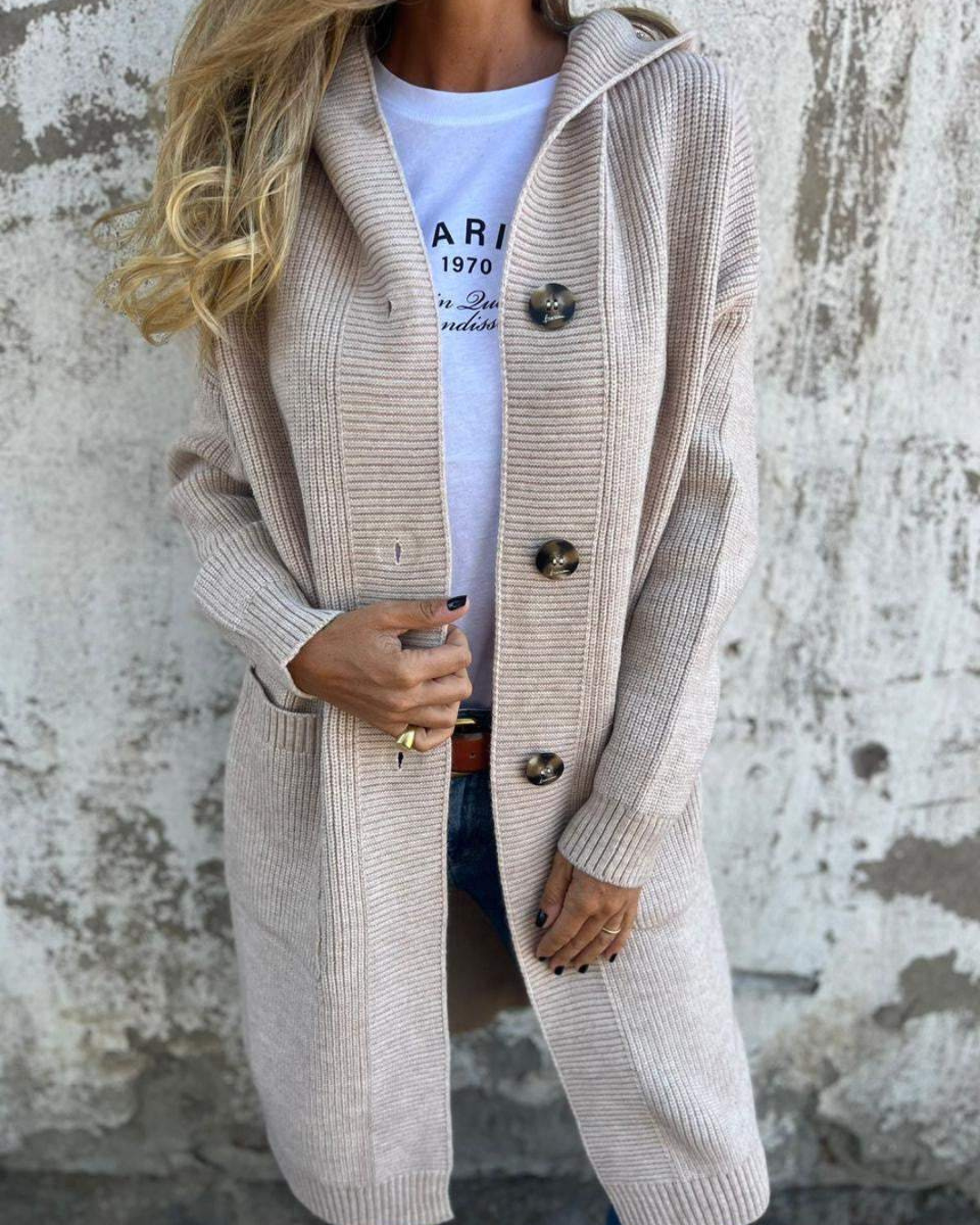 VERONICA™ - Chic Long Knit Cardigan