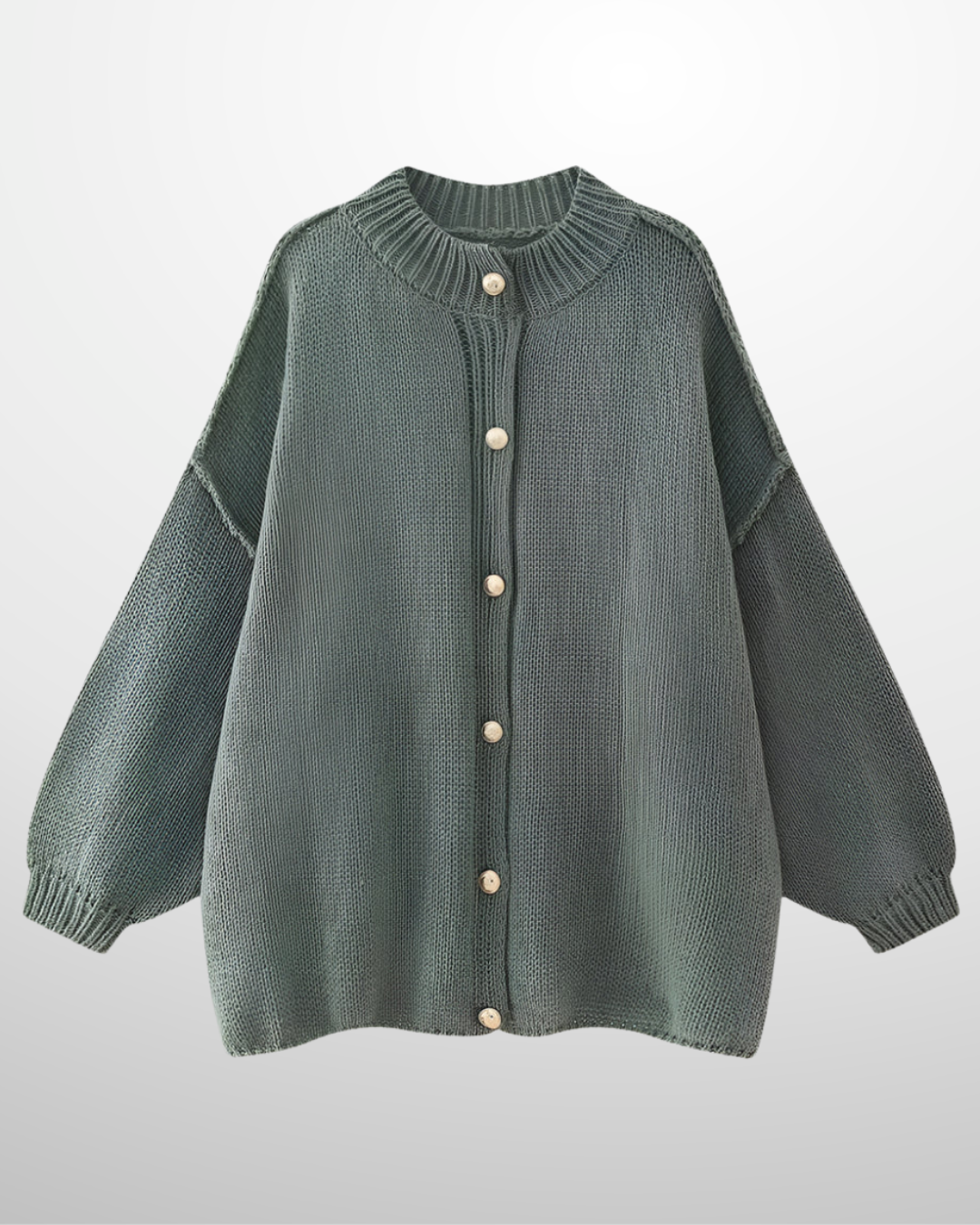 GANI™ – Classic Botton-Up Long Sleeve Cardigan