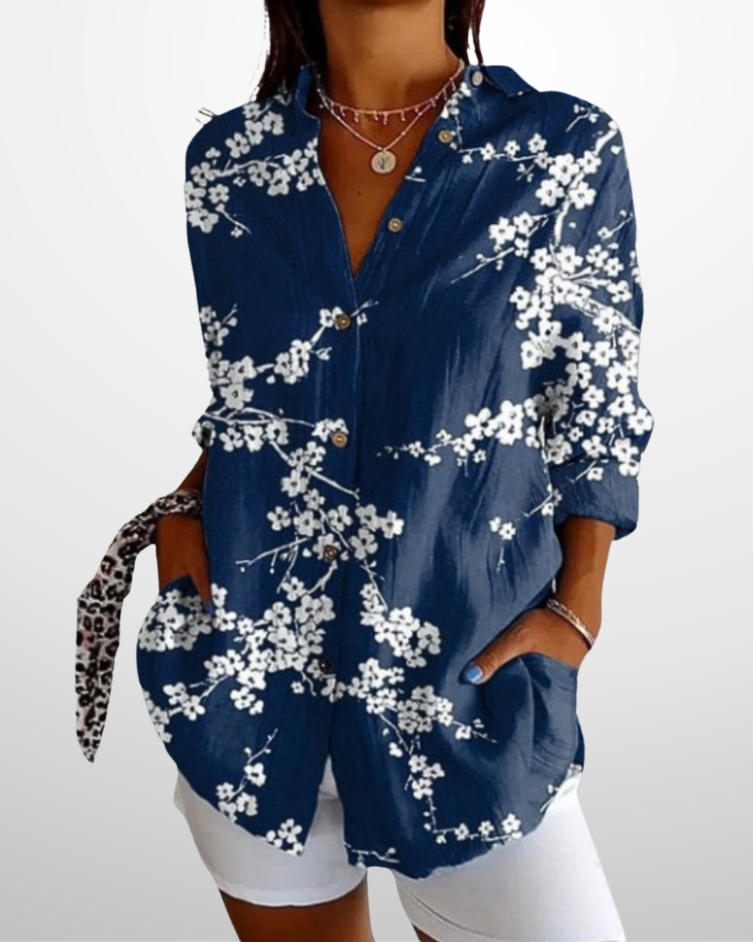 Hilda | Elegant Vintage Floral Blouse