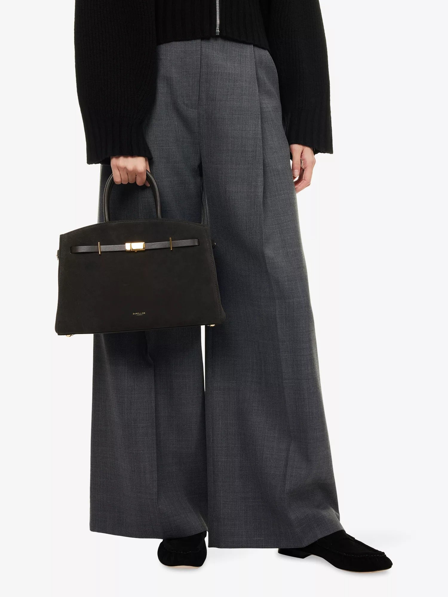 Amélisse - Stylish Midi Leather Handbag