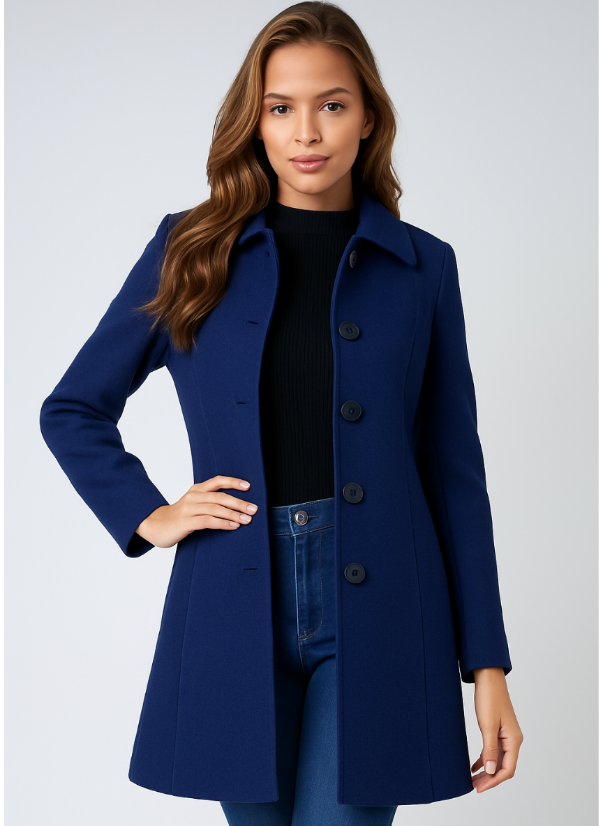 Maribelle | Single-Breasted Winter Trench Coat