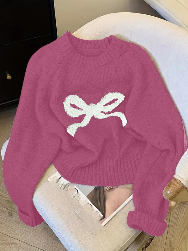 GRACIE™ - Elegant Bow Knit Sweater for Fall &amp; Winter Fashion