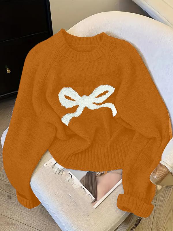GRACIE™ - Elegant Bow Knit Sweater for Fall &amp; Winter Fashion