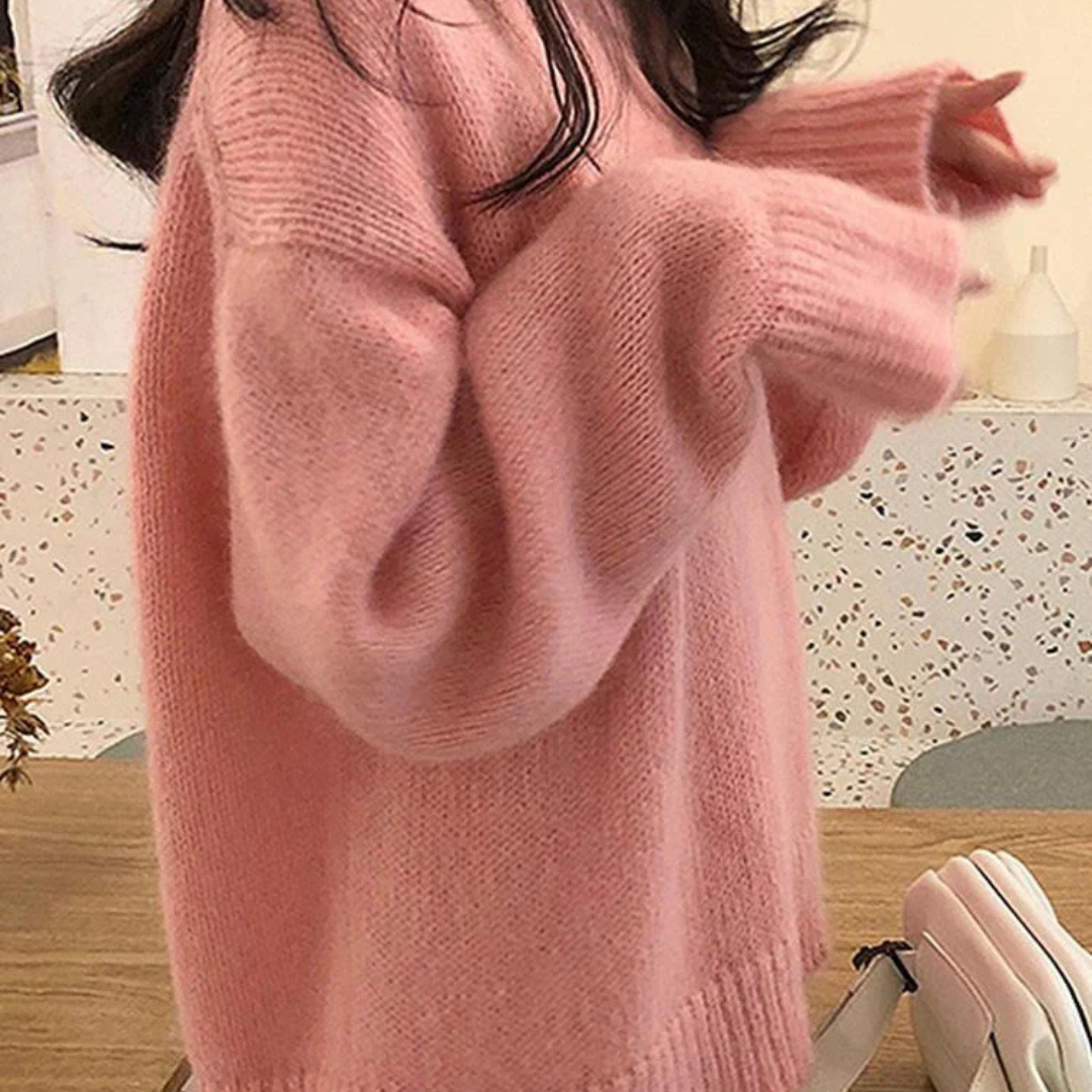 IMOGEN™ - Classic Drop Shoulder Long Sleeve Sweater