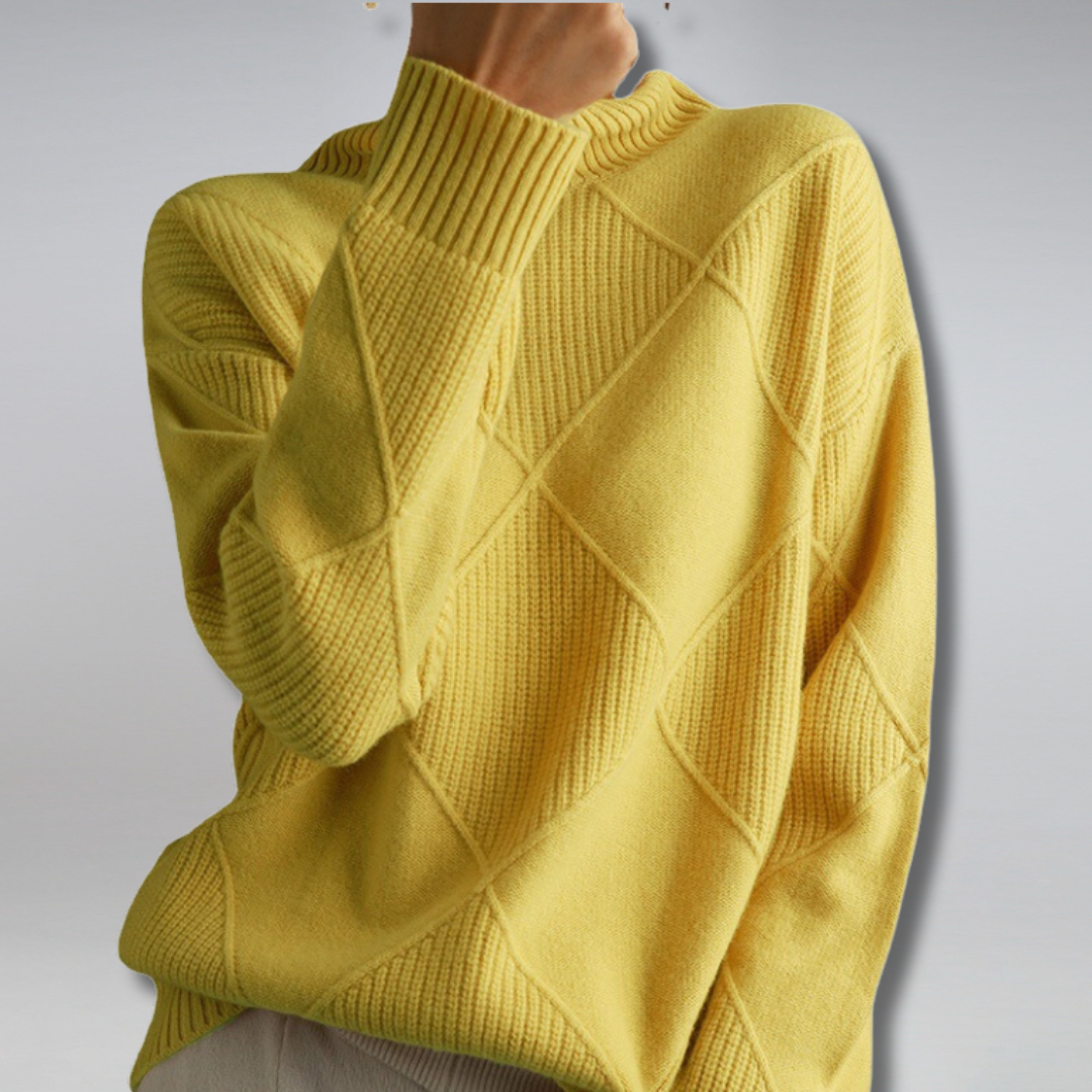 LINLEY™ | Luxury Ribbed Turtleneck Pullover