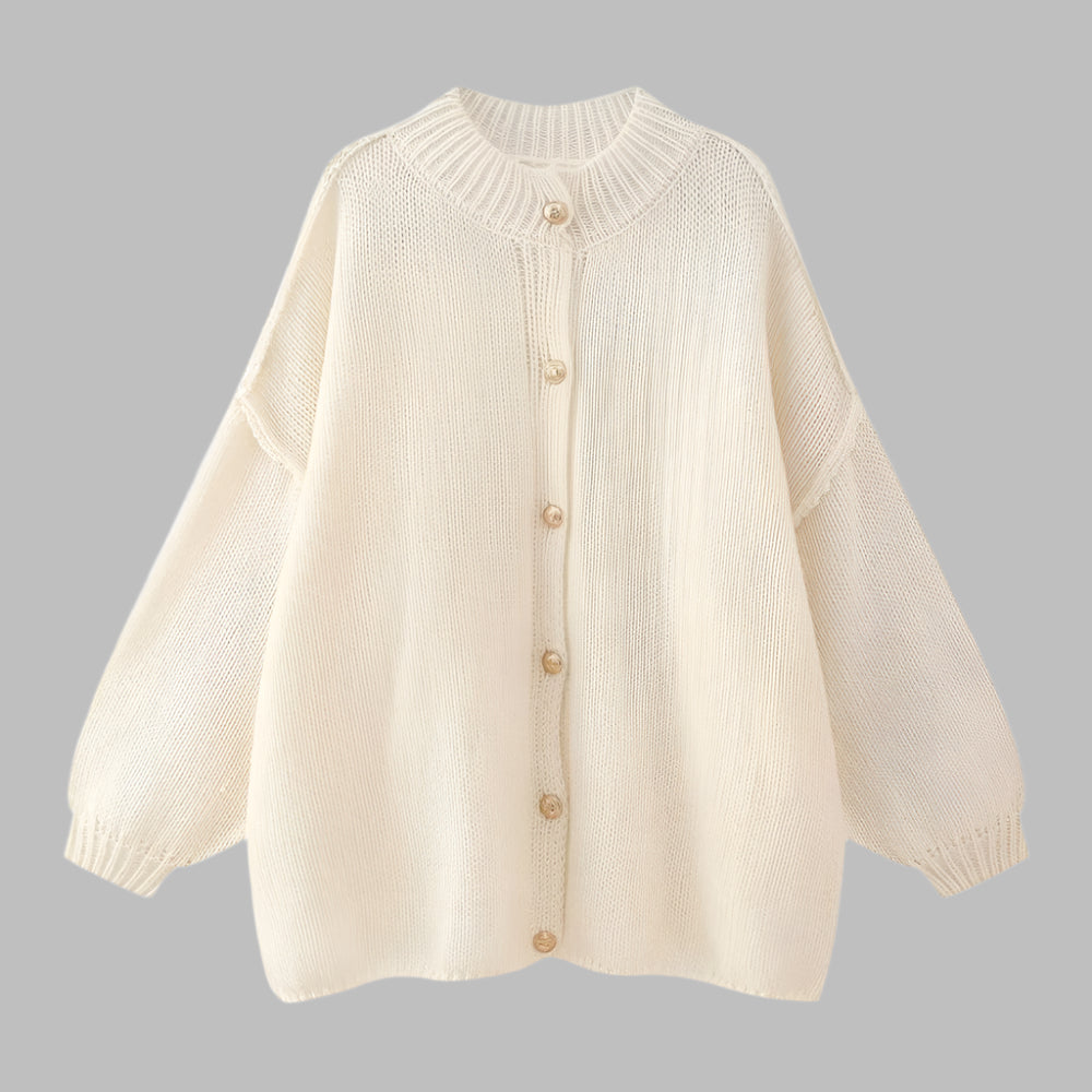 GANI™ – Classic Botton-Up Long Sleeve Cardigan