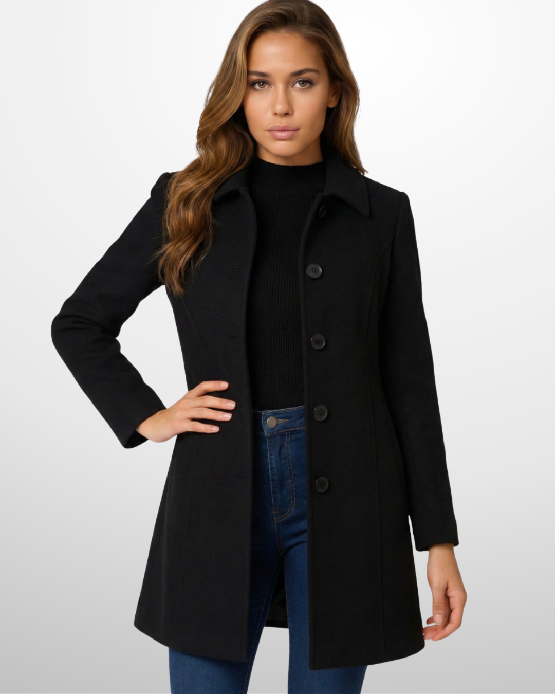 Maribelle | Single-Breasted Winter Trench Coat