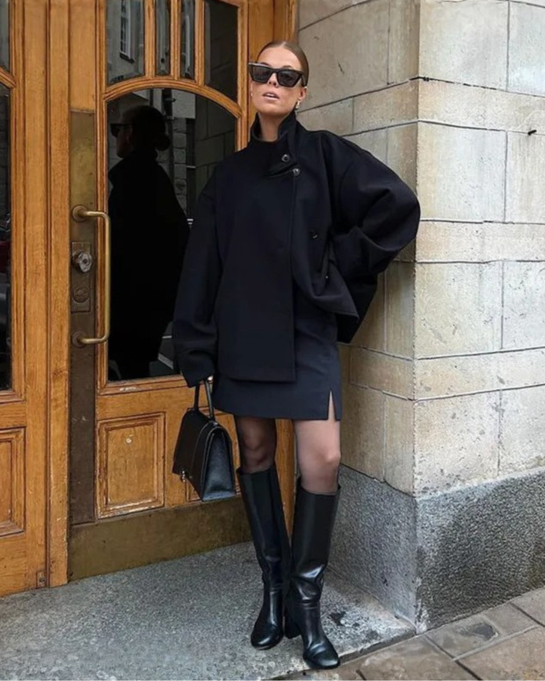 BHEKI™ - Chic Stand-Up Collar Long Sleeve Button Down Coat