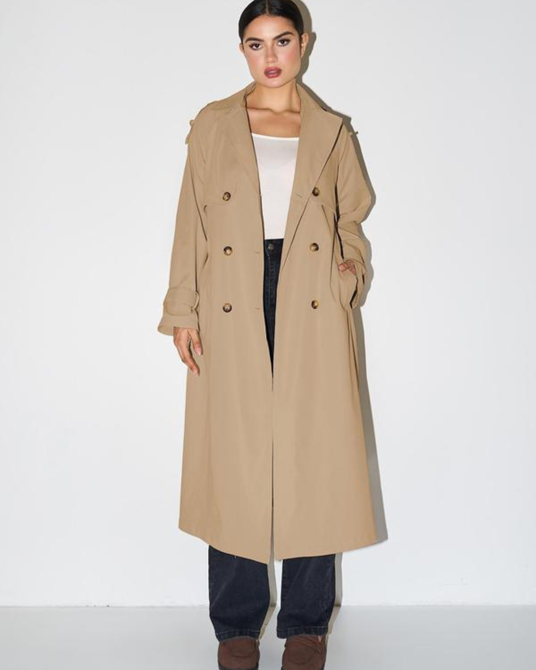SOLANA™ - Elegant Double Breasted Winter Warm Trench Coat