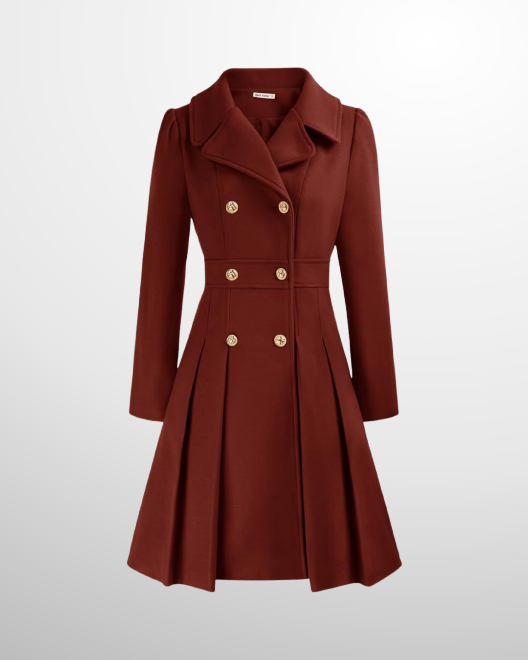 DAMI™ - Classy Double Button Long Sleeve Coat