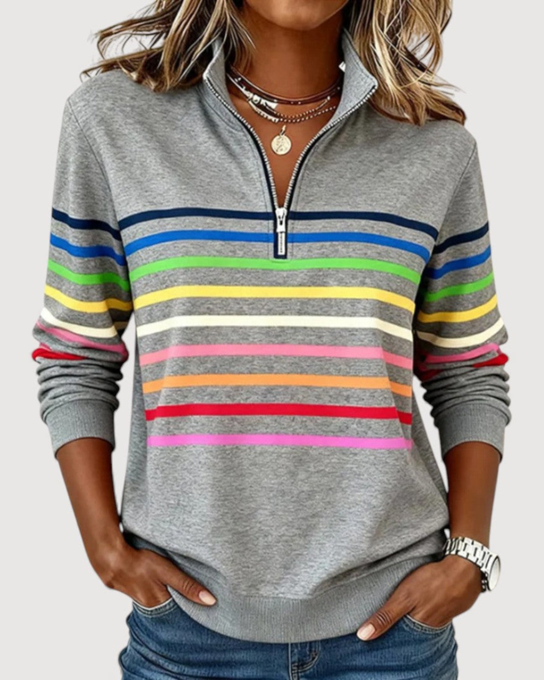 LAICA – Relaxed Zip Top