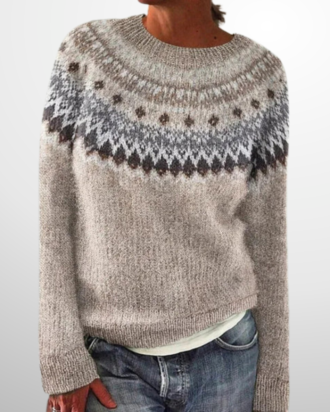 EMY™ - Cozy Icelandic Sweater