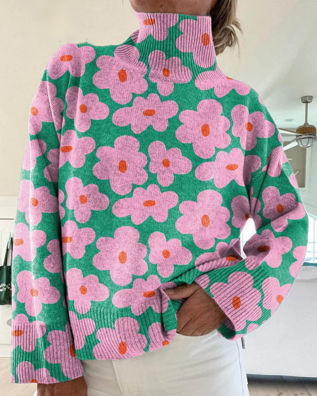 Aspen | Floral Knit Sweater