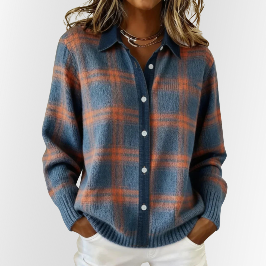 Mara Checked Sweater