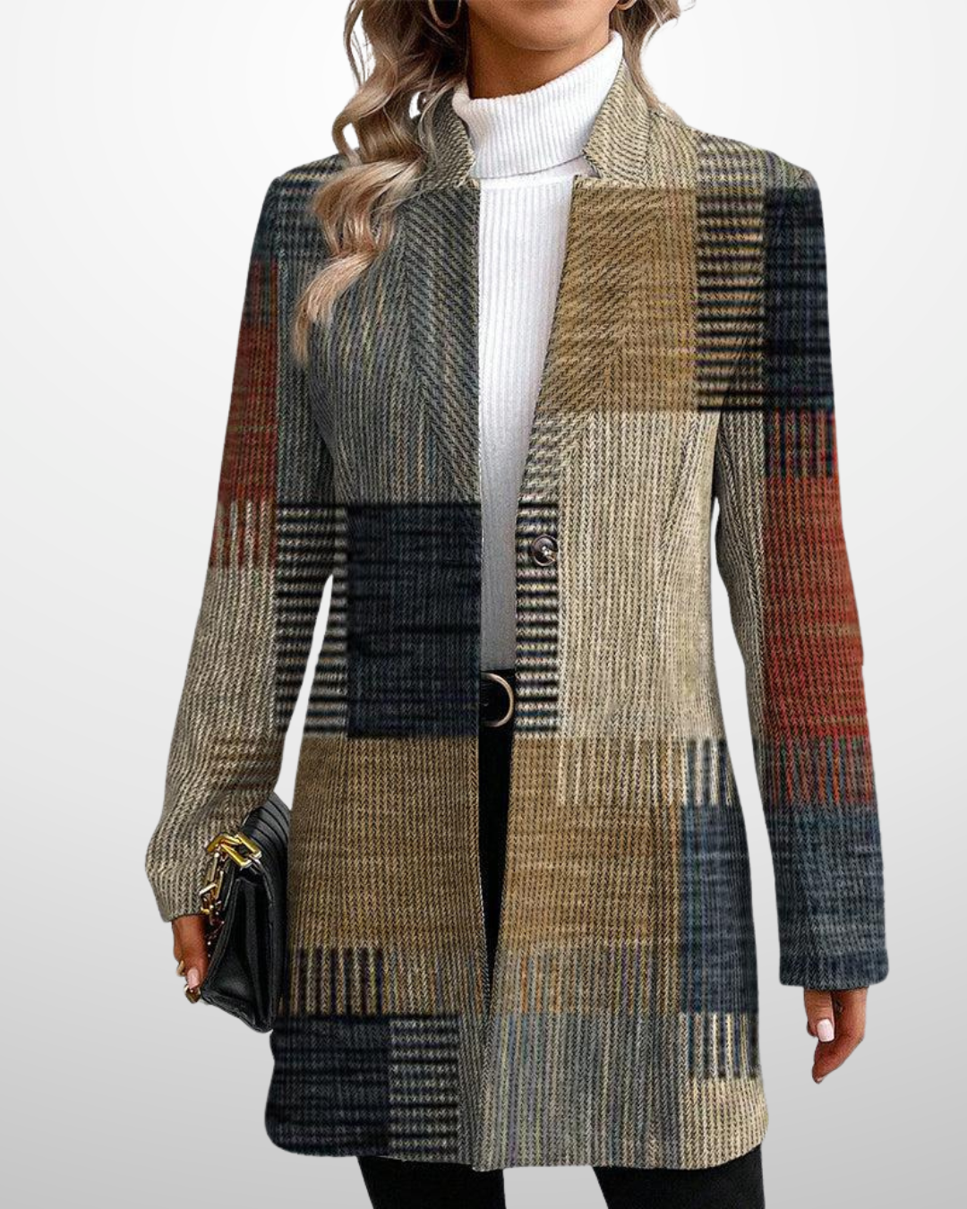 DARA™ - Patchwork Elegance Blazer