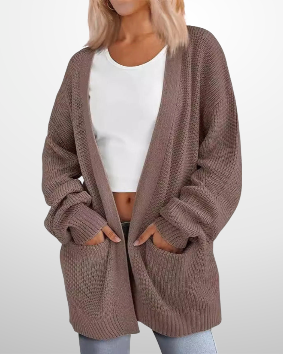 HANSEL™ - Lightweight Loose V-Neck Cardigan