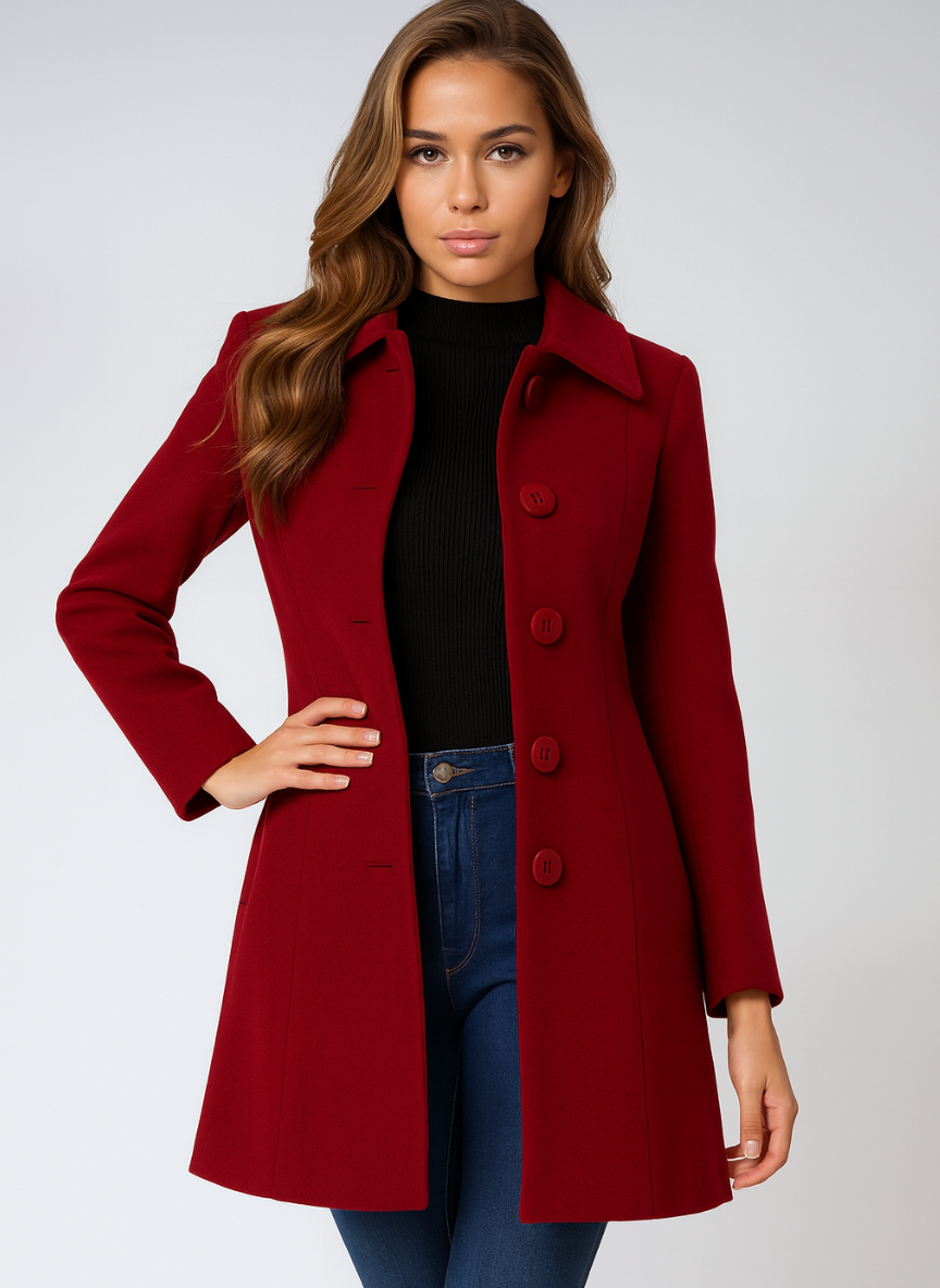 Maribelle | Single-Breasted Winter Trench Coat