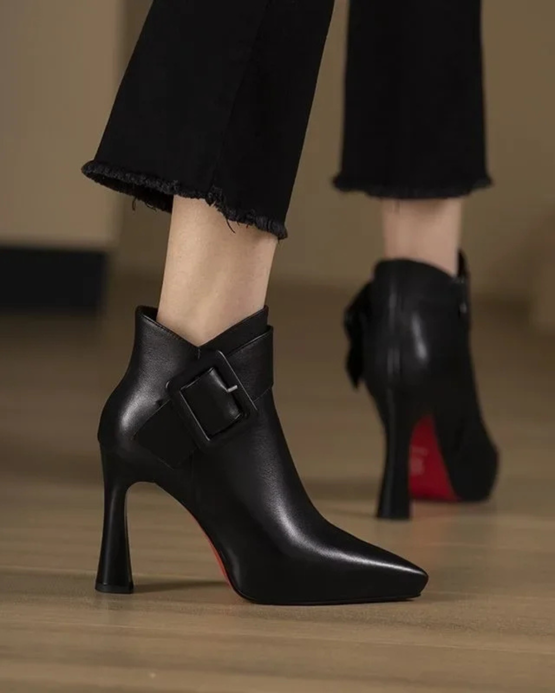 Aveline | Ankle Boots with Statement Buckle